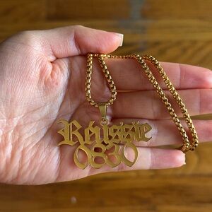 📿 Faux Gold French Urban Chain Necklace